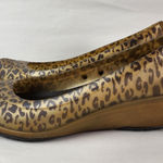 Crocs  Women's Shoes Carlisa Animal Print Wedges Size 6 Photo 0