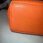 Fossil Coronado Stitch Leather Crossbody Purse Bag Zip Closure burnt orange Photo 10