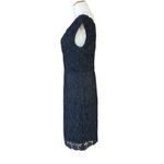 Katherine Kelly Women's Dress Sz 6 Black Lace Evening Party Cocktail Sheath Photo 2