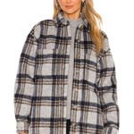 Bardot Revolve‎  checked plaid Shacket Photo 0