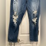 Judy Blue  Size 16W Boyfriend Fit Distressed Straight Leg Medium Wash Denim Jeans Photo 3