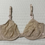Victoria's Secret Victoria’s Secret 34D Unlined Demi Underwire Bra Nude Lace With Pink Accent Photo 0
