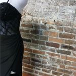 Mac Duggal  Ieena Corset Dress Womens Size 2 Black Beaded Formal Evening Gown Photo 9