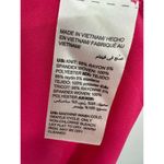 Chico's  Knit Tunic Women 2 Summer Berry Barbie Pink Knit Woven Back Stretch NWT Photo 7