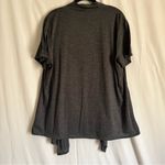 Andrea Missy Plus Women's Gray and Pink Cardigan Blouse Size 3X Photo 3