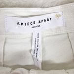 Apiece Apart  Merida Cropped Straight Leg Jean High Rise Ecru Cream Size 26 New Photo 7