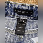 Sincerely Jules Striped 90's Straight Denim Jeans,Medium Wash,Women's Size 5/27 Photo 9