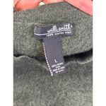 Willi Smith Merino Wool Short Sleeve Green Sweater Pocket Top Womens Large Photo 3