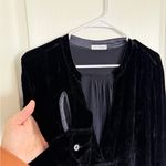 Free People  X CP Shades Jacey Black Velvet Tunic Mini Dress Photo 7