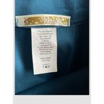 Vintage 90s Cotton Blend Teal Blue Button Front Skirt Small Back Zipper Y2K NWT Photo 5