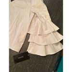 ZARA  Basic Women's White Ruffle Sleeve Cropped Blouse Size S Photo 4