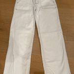 frame denim FRAME White Wide-Leg Pants 26 Photo 0