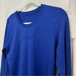 Lululemon  Swiftly Tech Long Sleeve Shirt 2.0 Race Length Psychic Blue Size 2 Photo 2