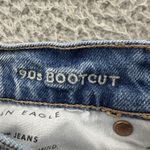 American Eagle 90s Bootcut Jeans High Rise Boho Festival Stretch Women's 6 x 30 Photo 3