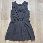 ALL SAINTS GREY 100% SILK‎ MEDEA DRESS SIZE 2 Photo 0