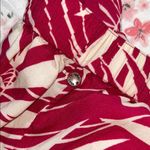 Roxy Size S Pink Leaf Print Beach Pants Photo 7