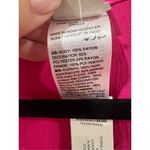 Chico's Chico’s NWT Floral Embroidered Berry Pink Ruana Wrap Photo 5