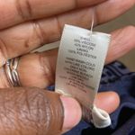 Navy & gold velvet burnout shift dress Size undefined Photo 5