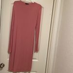 Chic Mauve Long Sleeve Dress Pink Size L Photo 1