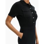 Theory New!  Military Polo Wool MidiDress Black‎ Sz 4 $595 Photo 6