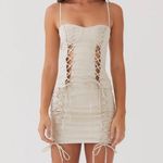 Peppermayo NWT - Mandy Lace Up Mini Skirt - Antique size 8 Photo 3