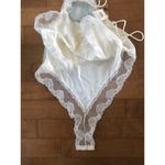Delicates NWT Vintage Bridal Body Suit Teddy ivory size medium Photo 7