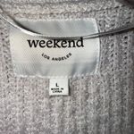 Weekend Los Angela’s Cozy Women's Cream Pocket Knit Sweater Large Photo 3