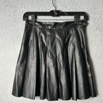 Kendall + Kylie Skirt Womens S Black Pleated Mini Circle Skater Skirt NEW Photo 1