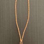 Vestique pavé crystal embellished rhinestone drop lariat necklace Photo 3