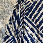 Peck & Peck  Blue and White Striped Top Photo 3