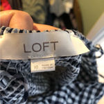 Loft black and White Gingham Dress spaghetti strap size 20 cowgirl Photo 8