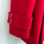 VTG Miss Sixty M60 coat large double breasted peacoat wool blend fit n flare red Photo 7
