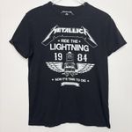 Metallica 100% Cotton Tee Ride the Lightning Graphic T Photo 0