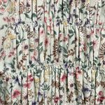 Storia Womens Dress Pale Green Floral Gathered Dress Long SleeveSize Small Photo 6