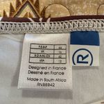 Roidal brand bikini swimsuit featuring a brown and white floral print NWT Size 12 Photo 4