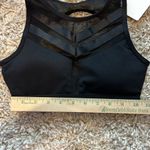 Queenieke  Wirefree Racerback Mesh Sports Bra Black Size Xsmall Photo 7