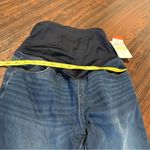Over the belly dark wash skinny maternity jeans size 4 Blue Photo 8