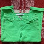 Joe Fresh  neon cropped jeans size 2 Photo 2