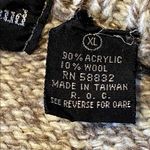 Vintage Jean Michaud 90’s fair isle knit Sweater Wool Blend Ski / Cabin Size XL Green Photo 6