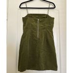 Urban Outfitters  Colette Olive Green Corduroy Mini Dress Size 6 Photo 4