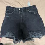ZARA  Jean Shorts Black Photo 0