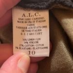 A.L.C. Frank olive strappy back wrap linen blend midi dress Photo 10