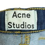 Acne Studios Jet Skinny Jeans Women’s Size 25 Eighties Blue Mid Rise Stretch Fit Photo 10