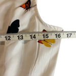 Women's Multicolor Butterfly Cocktail Sleeveless‎ Midi Tea Cottage Summer Dress Size M Photo 7