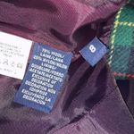 Liz Claiborne Vintage Liz Sport Vest Womens 8 M Green Plaid 5 Button Tartan Lined Scottish Photo 8