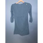 Volcom Vintage Baby Doll Juniors Size Small Y2K 3/4 Sleeve Blue Long Shirt 2000s Photo 1
