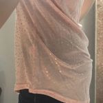 Juicy Couture  pocket t shirt peach and gold speckle  small Photo 1