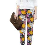 Anthropologie  Elevenses Bold Floral Trousers Pants Size‎ 10 Bohemian Boho Chic Photo 2