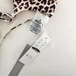 J.Crew NWT Lana Bikini Top Classic Sculpt Natural Leopard Photo 3