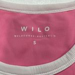 Anthropologie Wilo The Label Pink Ribbed Athletic Crop Top S - Sold at  Photo 1